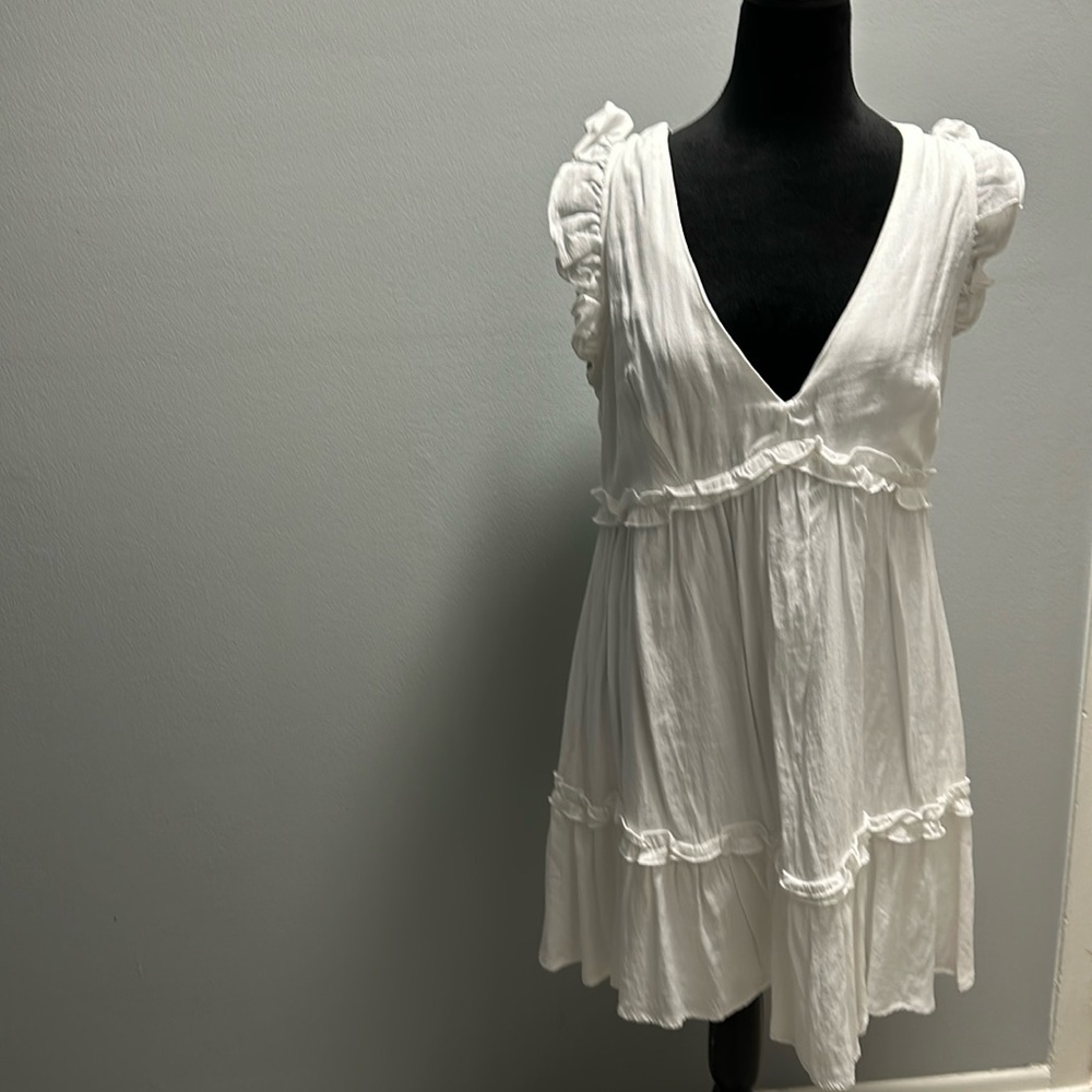 Altard state: white babydoll dress
